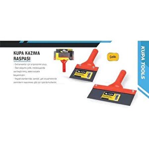 Kazıma Raspası Kalın Çelik Spatula 20 Cm.