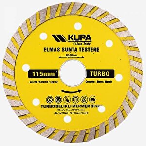 Elmas Turbo Daire Testere Kesme Taşı 115 Mm.