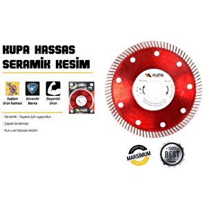 Seramik Fayans Hassas Kesme Taşı Daire Testere 180 Mm.