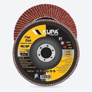 Katlı Flap Disk Zımpara A100 Kum