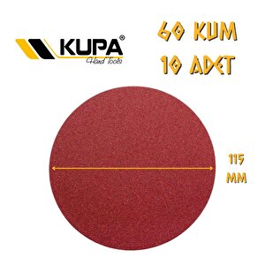 Yuvarlak Cırt Zımpara 115 Mm - P60 Kum - 10 Adet