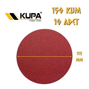 Yuvarlak Cırt Zımpara 115 Mm - P150 Kum - 10 Adet