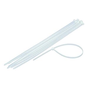 Kupa Plastik Cırt Kelepçe Beyaz 3.6 X 250 Mm. - 100 Adet