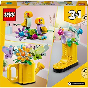 Lego ® Creator Sulama Kabında Çiçekler 31149 -  3’ü 1 Arada Yaratıcı Oyuncak Yapım Seti (420 Parça)