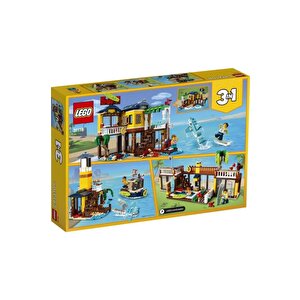 Lego Creator 3’ü 1 Arada Sörfçü Plaj Evi 31118 Plaj Kulübesi Ve Hayvan Oyuncakları (564 Parça)