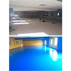 Zbs 2k Floor Plus - Sivi Serami̇k (kapali Alan Serami̇k Üstü Zemi̇n Boyasi)