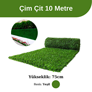 75 Cm Çim Çit 10 Metre