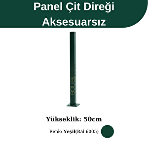 50 Cm Panel Çit Direği Yeşil
