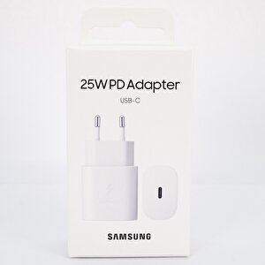 Samsung Galaxy A14 Type-c Fast Şarj Adaptörü 25w Beyaz (samsung Türkiye Garantili)