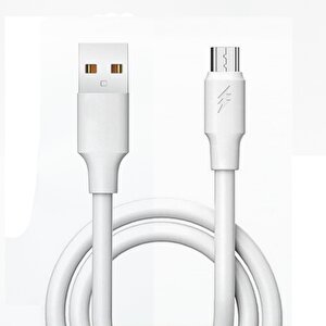 Schitec 3a Usba To Micro Hızlı Data Ve Şarj Kablosu Poşetli Beyaz