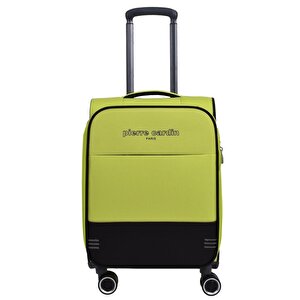 Ultra Light Hafif Lüx Kumaş Kabin Boy Valiz Lime 04pc8200