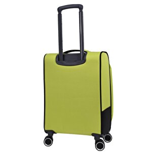 Pierre Cardin Ultra Light Hafif Lüx Kumaş Kabin Boy Valiz Lime 04pc8200