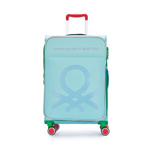 Benetton Orta Boy Kumaş Valiz Aqua Bnt2200