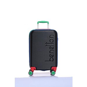 Kabin Boy %100 Policarbon Kırılmaz Valiz Siyah Bnt500
