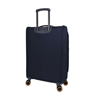 Ultra Light Hafif Lüx Kumaş Büyük Boy Valiz Lacivert 04pc6000