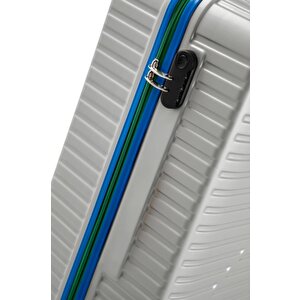 Kabin Boy %100 Polikarbon Valiz 4x2 Teker Gri 1088