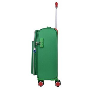 Benetton Kabin Boy Kumaş Valiz Yeşil Bnt2100