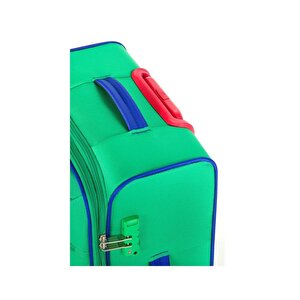 Benetton Kabin Boy Kumaş Valiz Yeşil Bnt2100