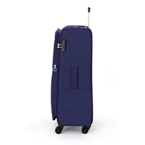 Pierre Cardin 3'lü Valiz Seti Lüx Kumaş Valiz Lacivert 04pc4200