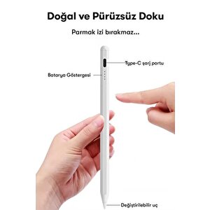 Torima P-01 Beyaz For Xiaomi Mi Pad Sensitive Stylus Pen Kapasitif Dokunmatik Kalem Çizim Ve Tasarım Kalemi