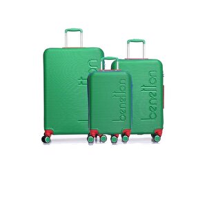 14bnt500-set Yeşil Unisex 3 Lü Set Bavul