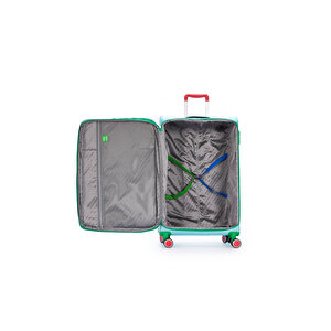 Benetton Kabin Boy Kumaş Valiz Aqua Bnt2200