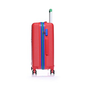 14bnt500-set Kırmızı Unisex 3 Lü Set Bavul