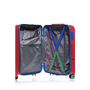 14bnt500-set Kırmızı Unisex 3 Lü Set Bavul