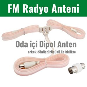 Irenis Fm Radyo Anteni Erkek/dişi (tuner, Müzik Sistemi İçin)