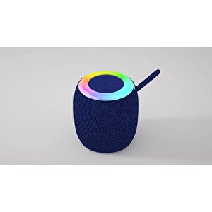 Torima D10 Taşınabilir Rgb Ledli Bluetooth Hoparlör Usb-fm Radyo Açık Mavi