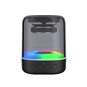 Torima D09 Taşınabilir Rgb Ledli Bluetooth Hoparlör Usb-tf-aux Siyah