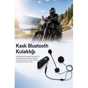 Torima İtercom Motorsiklet Bluetooth Kask İnterkom Kulaklık Torima 22 Siyah