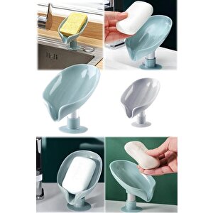 Lavabo Kenarı Sabunluk Vantuzlu Su Giderli