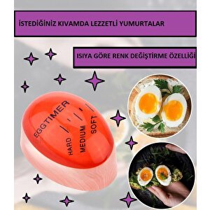 Renk Değiştiren Yumurta Zamanlayıcı Haşlayıcı Dublör Haşlama Zamanlama Egg Timer
