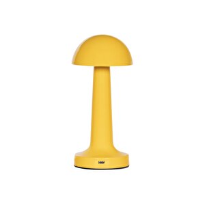Porcıno Dokunmatik Sarı 3 Renkli Dimli Şarjlı Mantar Masa Lambası