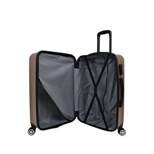 Elatae 3'lü Valiz Seti Gold 1020