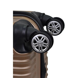 Elatae 3'lü Valiz Seti Gold 1020