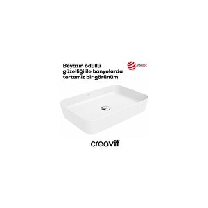 Lp060 Loop 40*60 Cm Tezgah Üstü İnce Lavabo
