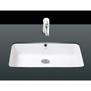 Tp730 Tezgah Altı Dikdörtgen Lavabo 30*50 Cm Beyaz