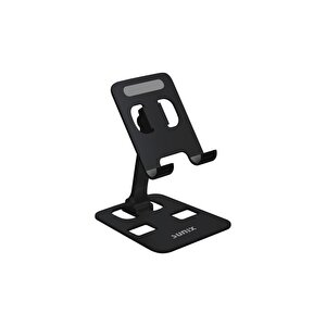 Katlanabilir Metal Masaüstü Telefon Ve Tablet Standı Siyah Stand-13