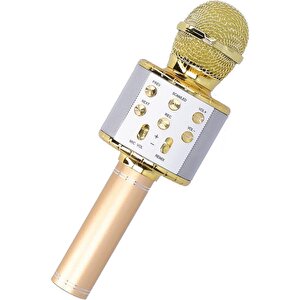 Sunix Bluetooth Kareoke Mikrofon Gold Mcf-10