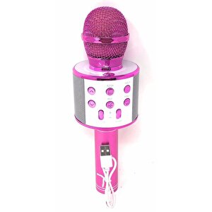 Bluetooth Kareoke Mikrofon Pembe Mcf-10
