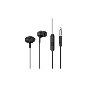 Stereo Mikrofonlu 3.5mm Kulak İçi Kablolu Kulaklık Siyah Sx-16