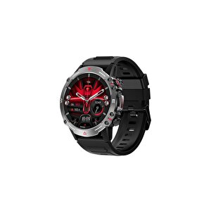 Sunix Smart Watch 1.43" Amoled Hd Ekran 410 Mah Pil Ömürlü Akıllı Saat Siyah