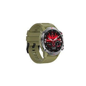 Smart Watch 1.43" Amoled Hd Ekran 410 Mah Pil Ömürlü Akıllı Saat Yeşil