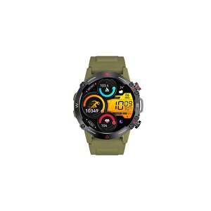 Smart Watch 1.43" Amoled Hd Ekran 410 Mah Pil Ömürlü Akıllı Saat Yeşil