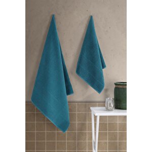 Royal | 50x90 - 70x140 Cm 2'li  Banyo Havlu Seti, %100 Pamuklu Havlu Takımı
