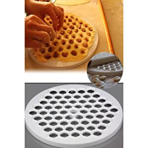 Mantı Kalıbı Mantı Hamuru Kesme Aparatı Mantı Matik 24 Cm 61 Delik Hamur Dilimleyici