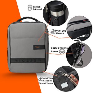 Npo Prestige 16" Smart Notebook Sırt Çantası-gri