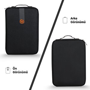 Npo Aceplus 15,6" Macbook,apple Ipad Uyumlu,ultra Korumalı Notebook & Tablet Kılıfı/çantası-siyah